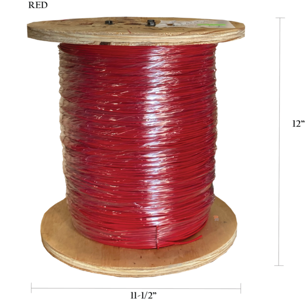 18 AWG Stranded Wire, Red - 5,000FT Spool | Pan American Trailer Parts